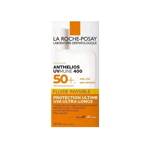 La Roche-Posay Anthelios UV Mune 400, fluid niewidoczny SPF 50+, skóra wrażliwa, 50ml