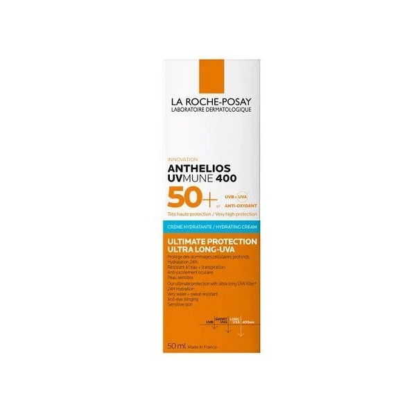 La Roche-Posay Anthelios UV Mune 400, krem nawilżający SPF 50+, 50ml