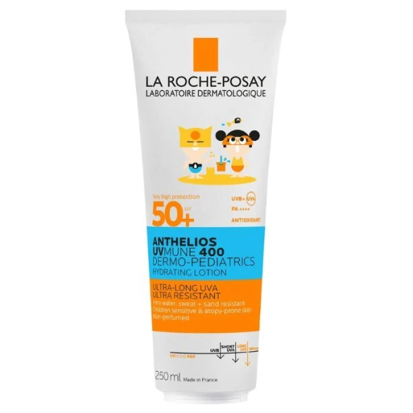 La Roche-Posay Anthelios UVMune 400 Dermo-Pediatrics, mleczko ochronne dla dzieci, SPF 50+, 250ml