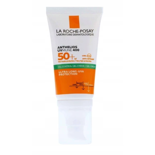 La Roche-Posay Anthelios UVMune 400, matujący żel-krem do twarzy, SPF 50+, 50ml