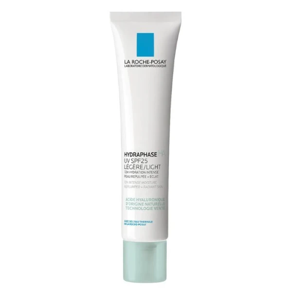 La Roche-Posay Hydraphase HA UV, lekki krem intensywnie nawilżający z filtrem UV, SPF 25, 40ml