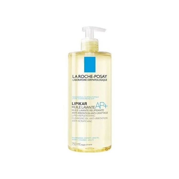 La Roche-Posay Lipikar Cleansing Oil AP+, olejek myjący przeciw podrażnieniom i drapaniu, 750ml
