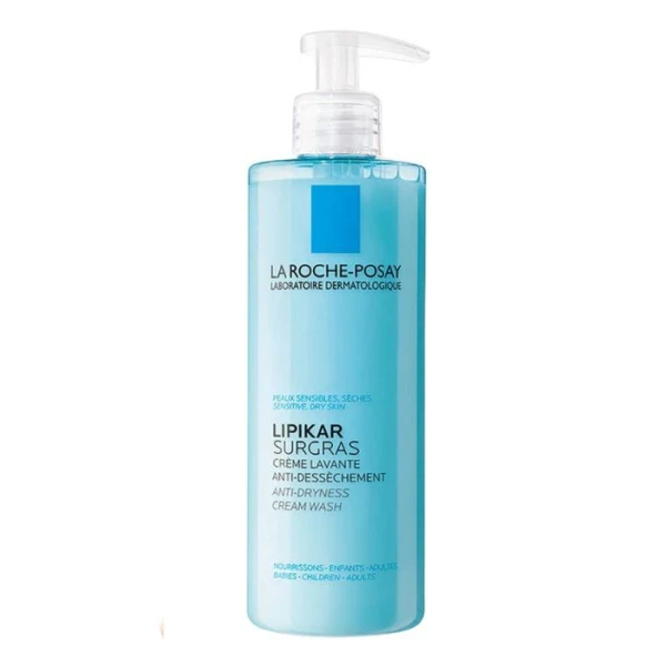 La Roche Posay Lipikar Surgras, nawilżający żel pod prysznic, skóra sucha, bardzo sucha i wrażliwa, 400ml