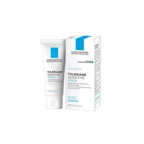 La Roche-Posay Toleriane Sensitive, krem nawilżający dla skóry wrażliwej, 40ml