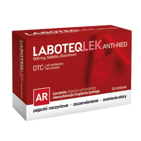 Laboteqlek Anti-red 600mg, 30 tabletek