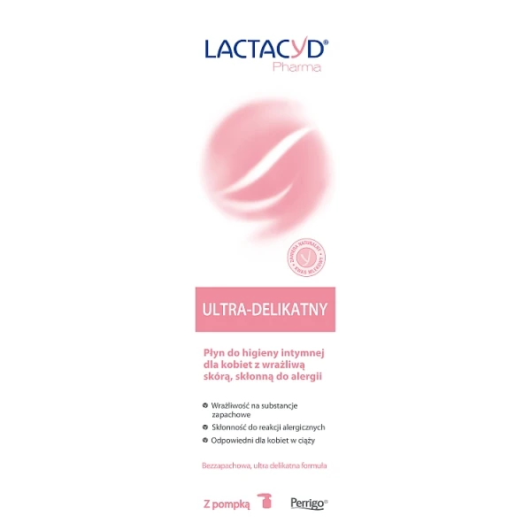 Lactacyd Pharma, płyn do higieny intymnej, ultra delikatny, 250ml