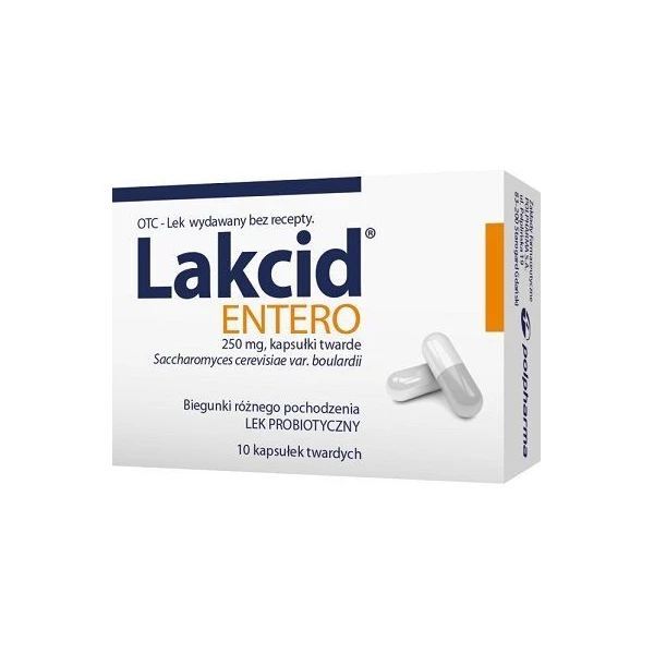 Lakcid Entero 250mg, 10 kapsułek