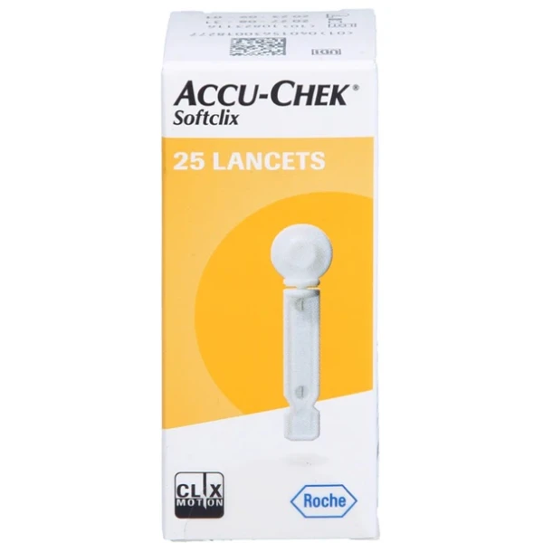 Accu-Chek softclix, lancety do nakłuwacza, 25 sztuk