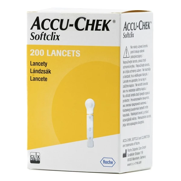 Accu-Chek softclix, lancety do nakłuwacza, 200 sztuk