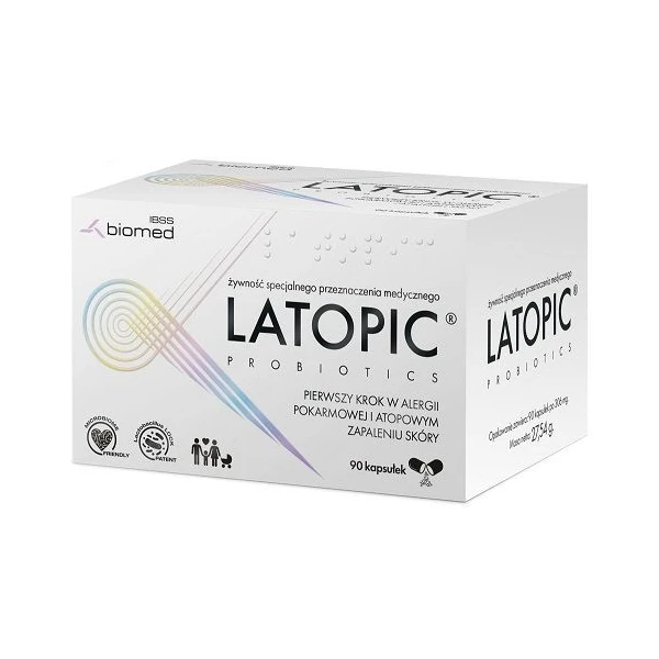 Latopic, dla dorosłych, dzieci i niemowląt od urodzenia, 90 kapsułek