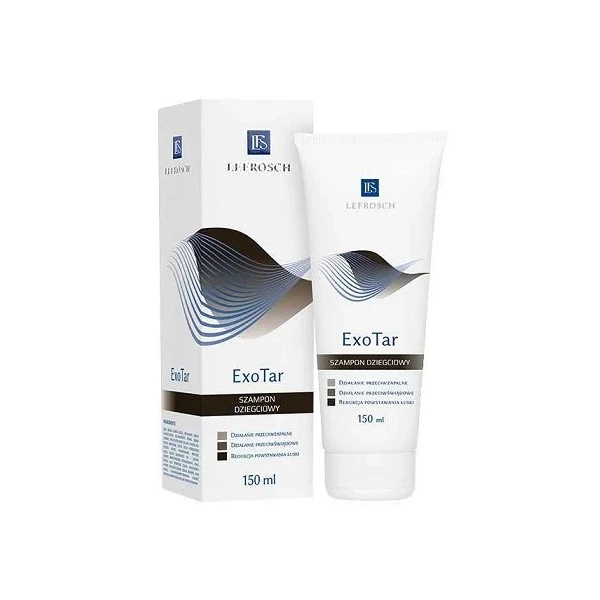 Lefrosch, ExoTar, szampon dziegciowy, 150ml