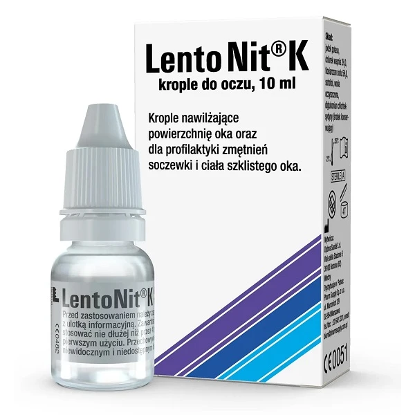 Lento Nit K, krople do uczu, 10ml
