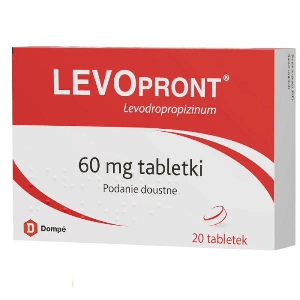 Levopront 60mg, 20 tabletek