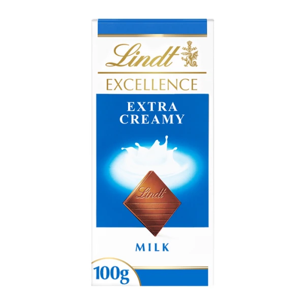 Lindt Excellence Extra Creamy Milk, kremowa mleczna czekolada, 100g