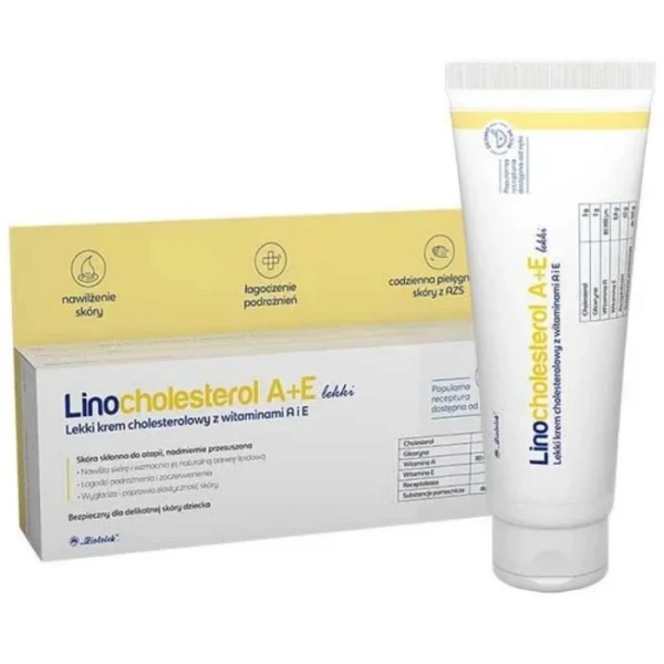Linocholesterol, krem cholesterolowy z witaminami A+E, 80g
