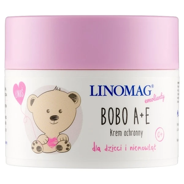 Linomag Bobo A+E, krem ochronny dla dzieci i niemowląt, od 1 dnia życia, 50ml