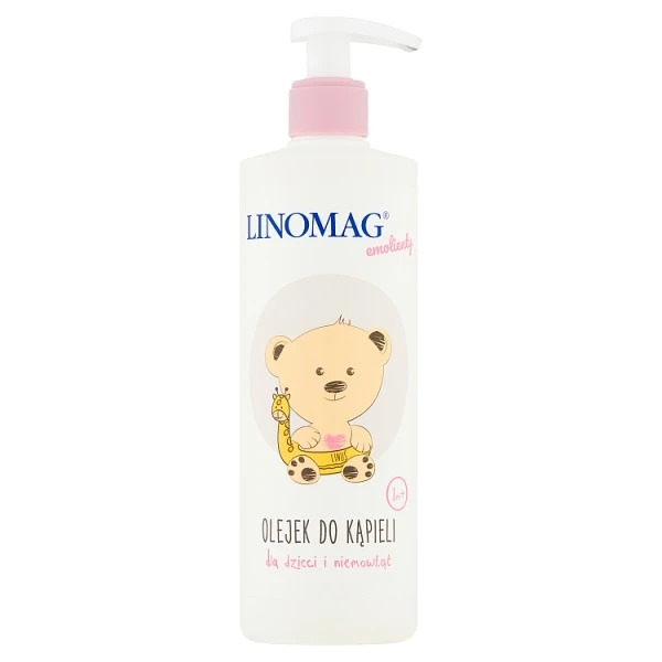 Linomag, olejek do kąpieli dla dzieci i niemowląt od 1 miesiąca życia, 400ml