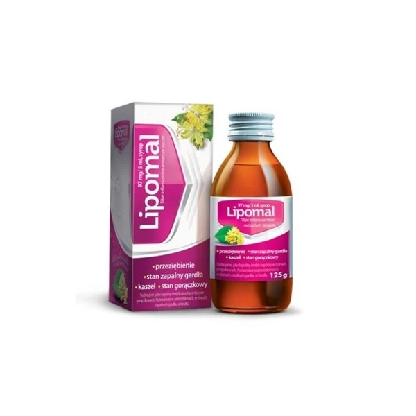 Lipomal 97mg/5ml, syrop, po 1 roku życia, 125g