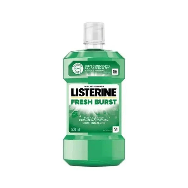 Listerine Fresh Burst, płyn do płukania jamy ustnej, 500ml