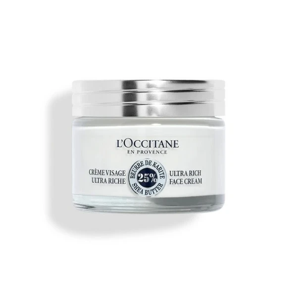L'Occitane, silnie odżywczy krem do twarzy z masłem shea, 50ml