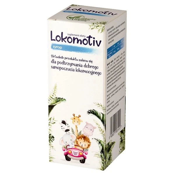 Lokomotiv, syrop dla podtrzymania dobrego samopoczucia lokomocyjnego, po 3 roku życia, 130ml