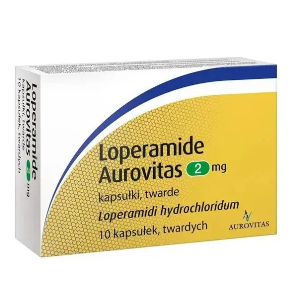 Loperamide Aurovitas 2mg, 10 kapsułek