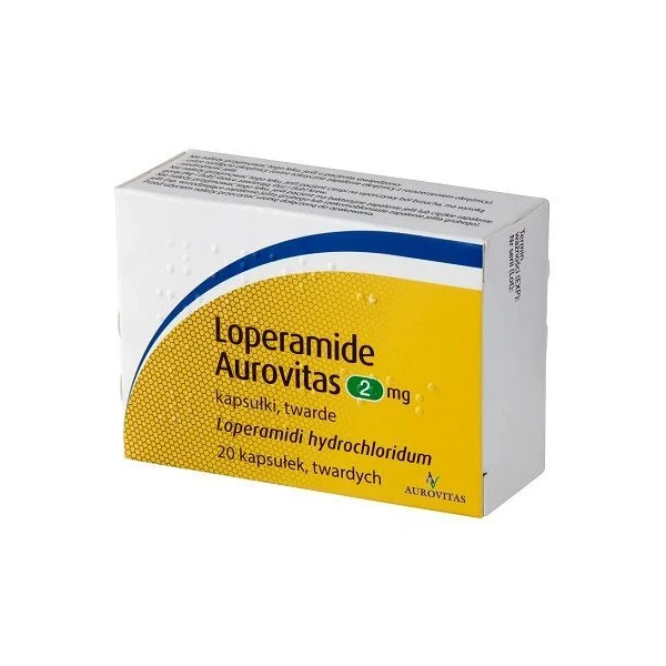Loperamide Aurovitas 2mg, 20 kapsułek