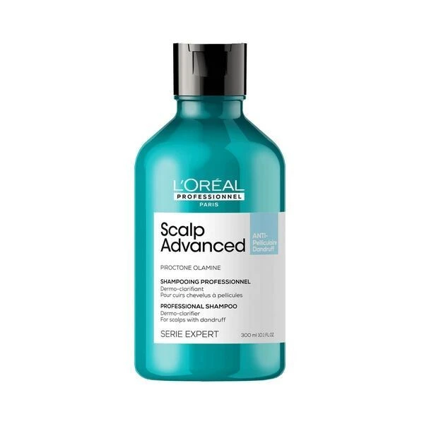 L'Oreal Professionnel Scalp Advanced, szampon przeciwłupieżowy z piroktonem olaminy, 300ml