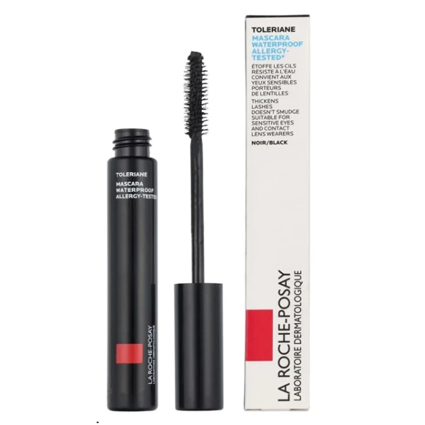 La Roche Posay Toleriane Mascara Waterproof, wodoodporny tusz do rzęs dla oczu wrażliwych, 7,6ml