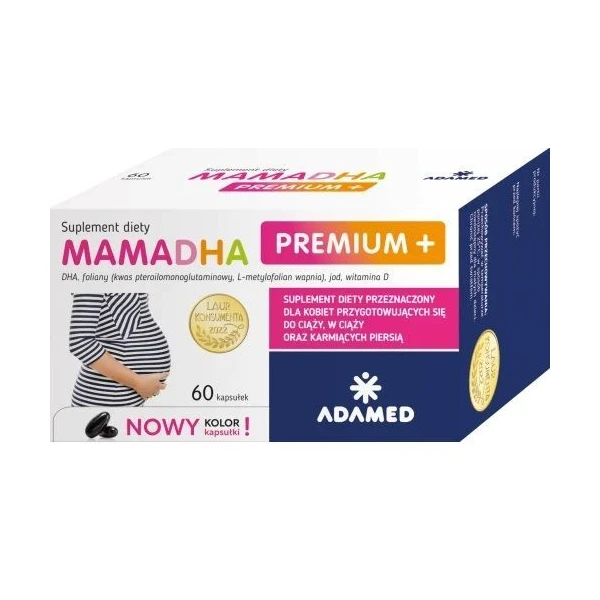 Mama DHA Premium+, 60 kapsułek
