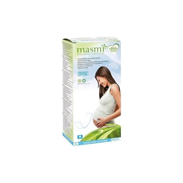 Masmi Natural Cotton, podpaski poporodowe, 10 sztuk