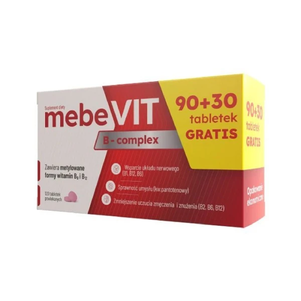 MebeVit B-Complex, 120 tabletek