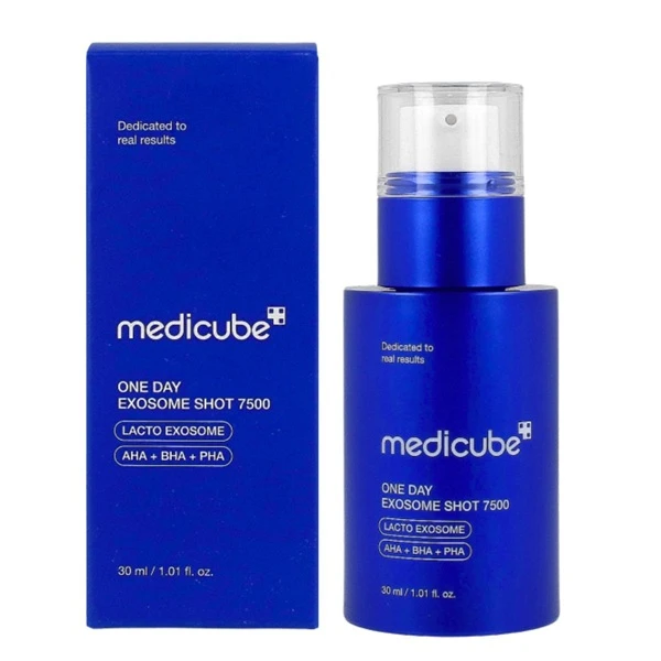Medicube One Day Exosome Shot 7500, serum z mikroigłami w ampułce, 30ml