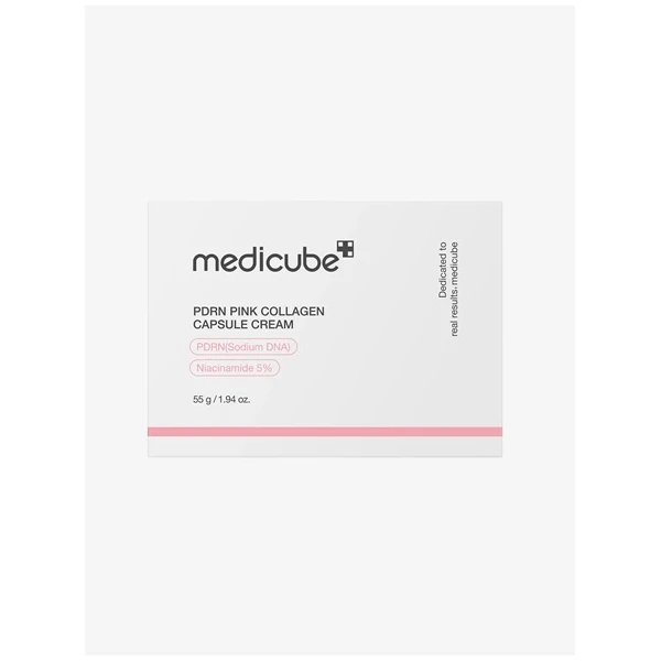 Medicube PDRN Pink Collagen Capsule Cream, krem z kolagenem w kapsułkach, nawilżająco-rozjaśniający, 55g