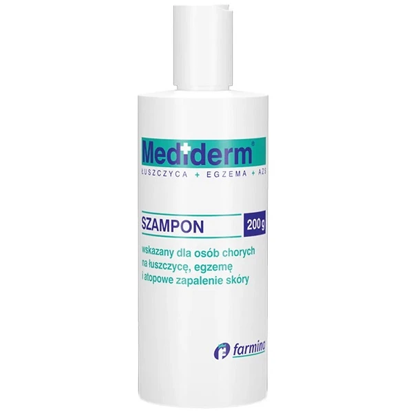 Mediderm Łuszczyca + Egzema + AZS, szampon, od pierwszego miesiąca życia, 200g