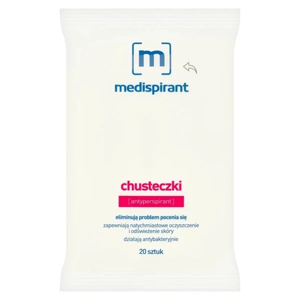 Medispirant, antyperspirant, 20 chusteczek