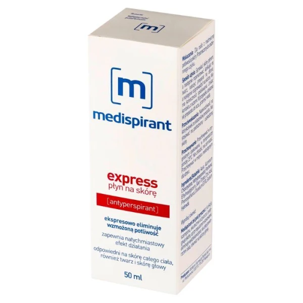 Medispirant Express, antyperspirant, płyn na skórę, 50ml