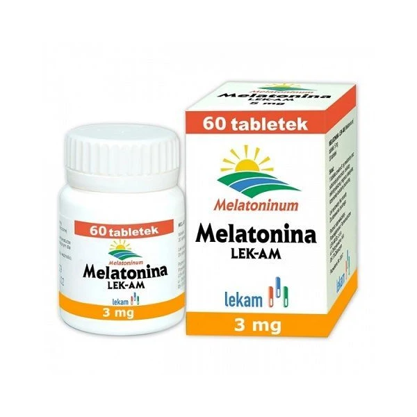 Melatonina LEK-AM 3mg, 60 tabletek