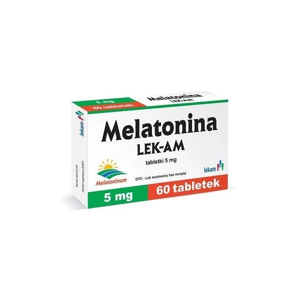 Melatonina LEK-AM 5mg, 60 tabletek