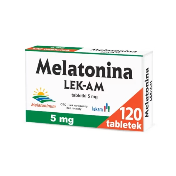 Melatonina LEK-AM 5mg, 120 tabletek