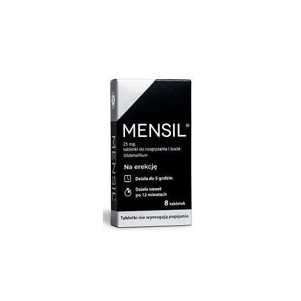 Mensil 25mg, 8 tabletek do rozgryzania i żucia