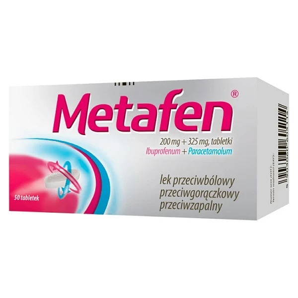 Metafen (200mg+325mg), 50 tabletek