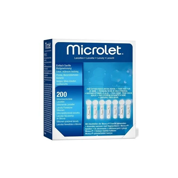 Microlet, lancety do nakłuwacza, 200 sztuk