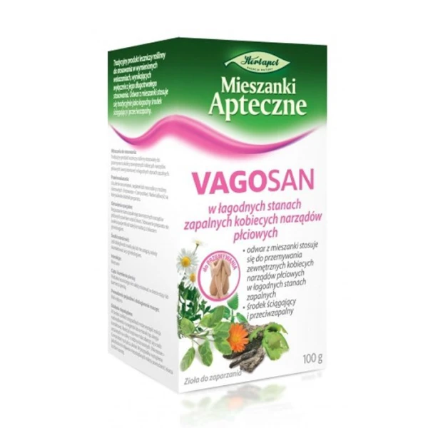 Mieszanki Apteczne, Vagosan, zioła do zaparzania, 100g