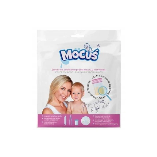 Mocuś, zestaw do pobierania próbki moczu u niemowląt, 1 sztuka