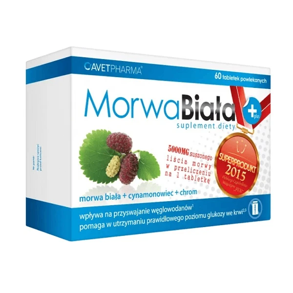 Morwa Biała+, 60 tabletek