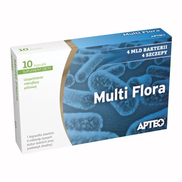 Multi Flora, Apteo, 10 kapsułek