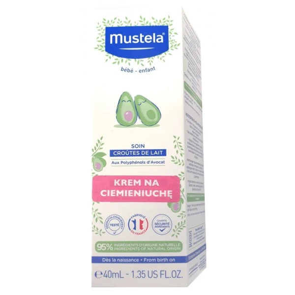 Mustela Bebe Enfant, krem na ciemieniuchę, 40ml
