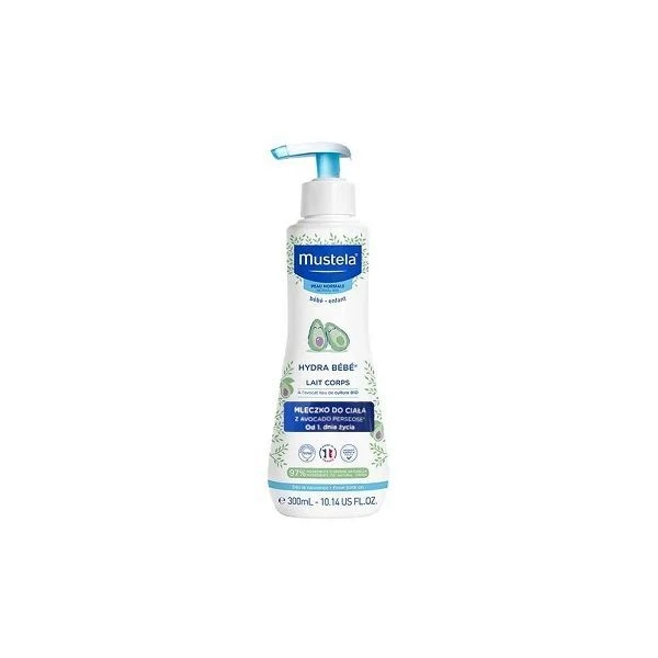 Mustela Bebe Enfant, mleczko do ciała z organicznym awokado, od urodzenia, 300ml