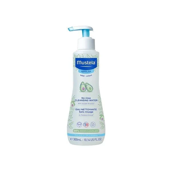 Mustela Bebe Enfant, woda oczyszczająca z organicznym awokado, bez spłukiwania, od urodzenia, 300ml